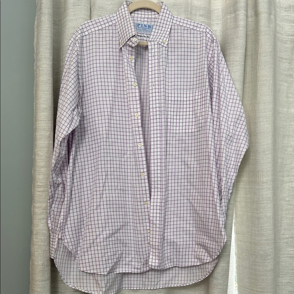 PINK Plaid Men's Shirt